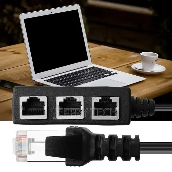 Rj45 Ethernet Cable Adapter Splitter 1male to USB Hubs