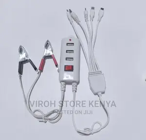 3 Ports USB 6 in 1 Multi Function DC Charger