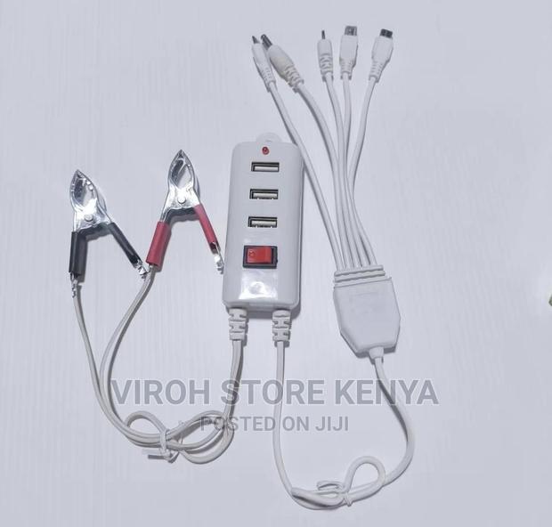 3 Ports USB 6 in 1 Multi Function DC Charger