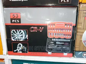 53 PCS Heavy Duty CRV Car Ratchet Wrench Socket Set With Box