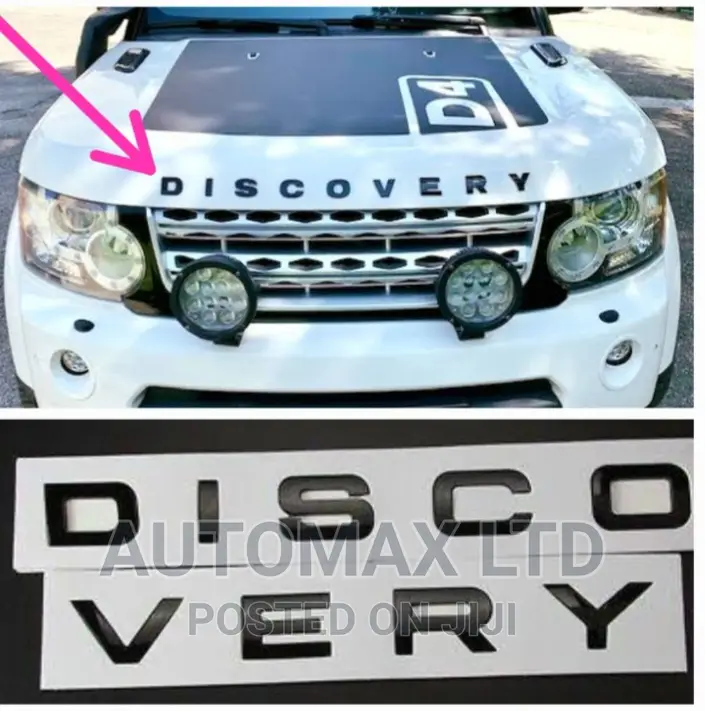 DISCOVERY Raised Bonnet / Boot Letters. Land Rover