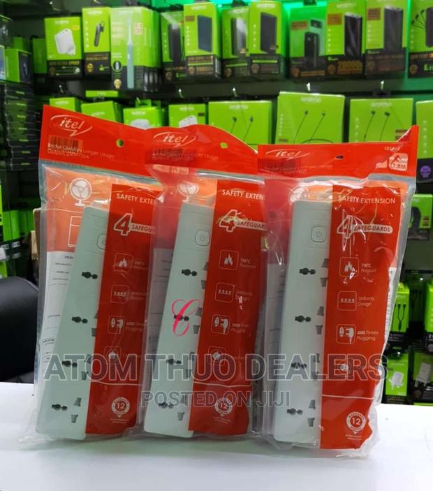Itel *Universal* 4 Port Extensions *With Switch*.
