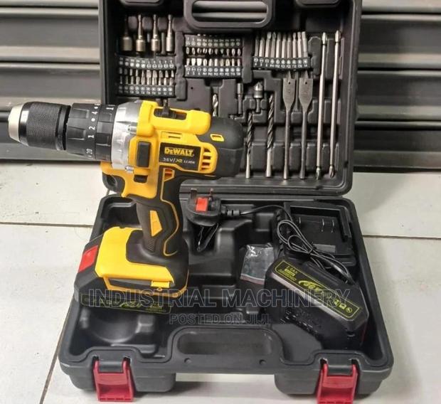 Dewalt Cordless Drill With Bits 36v - main view