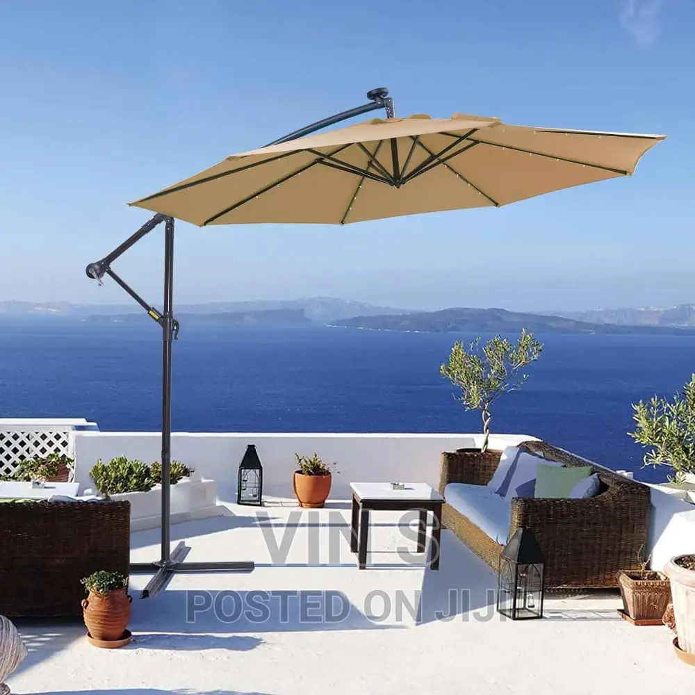 Solar-Led Patio Umbrellas- Patio Umbrellas- Patio Umbrellas¦