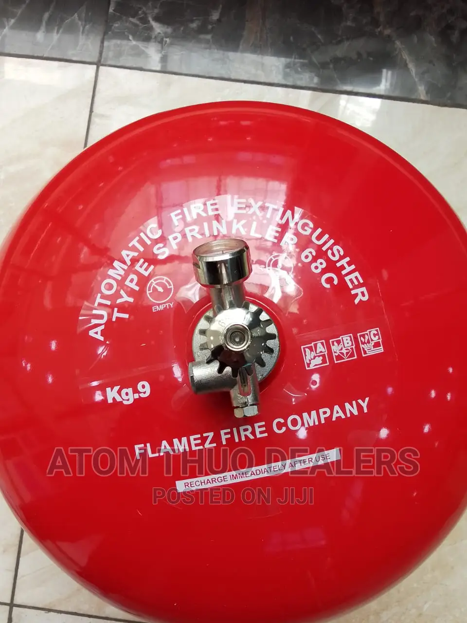 Automatic Fire Extinguishers Available Price: 9kg-6500/-6kg