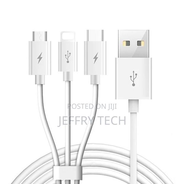 Glory Series 3 in 1 5V 2.4A Multi-Function Charging Data Ca - main view