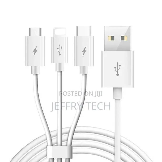 Glory Series 3 in 1 5V 2.4A Multi-Function Charging Data Ca