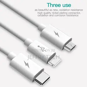 Glory Series 3 in 1 5V 2.4A Multi-Function Charging Data Ca