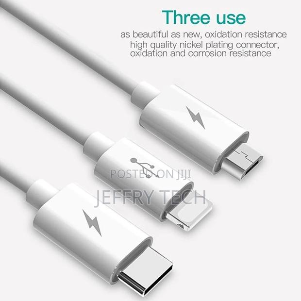 Glory Series 3 in 1 5V 2.4A Multi-Function Charging Data Ca - thumbnail 3