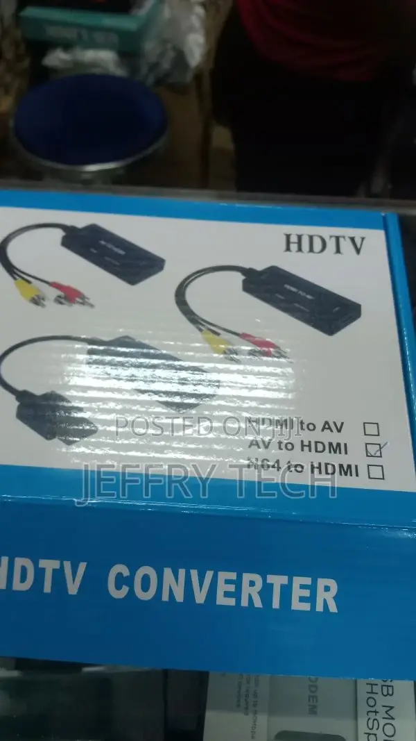 Composite AV to HDMI Converter Compatible With Wii, WII U, P