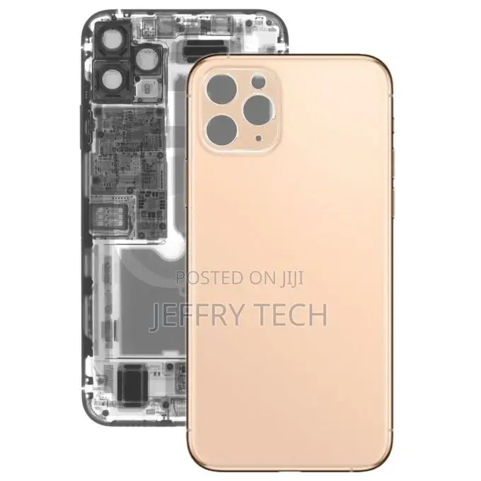 Generic Glass Battery Back Cover for iPhone 11 Pro(Gold)