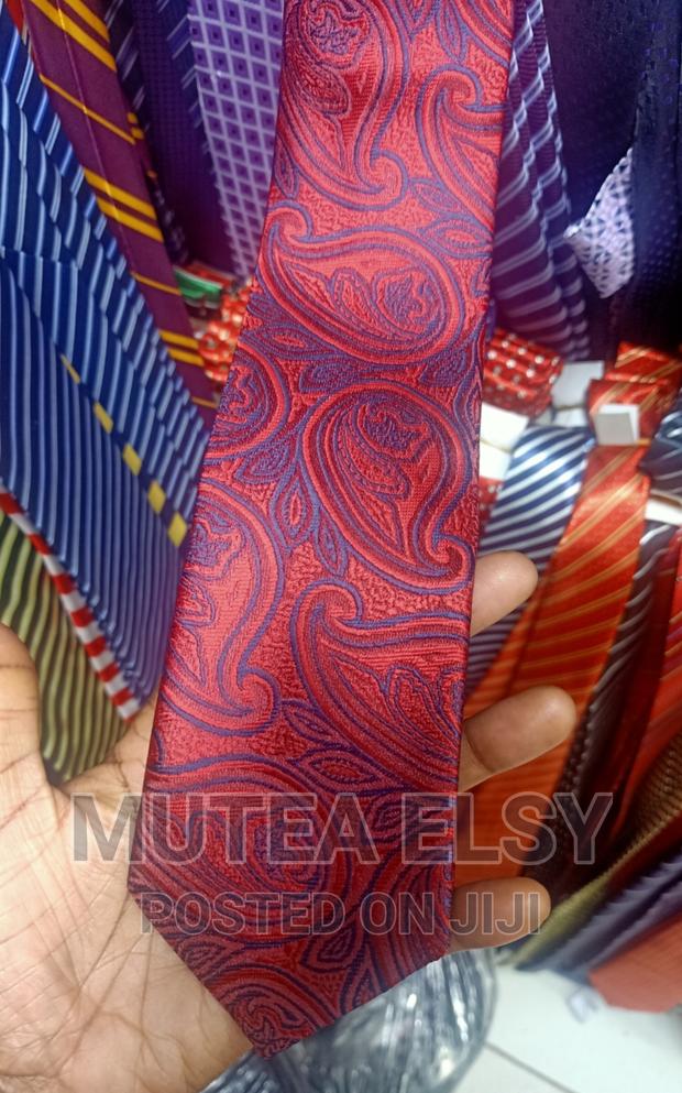 Navyblue Redwine Vintage Single Ties. - main view
