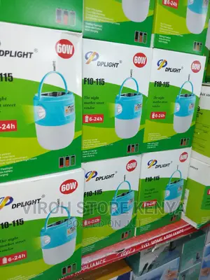 DP Light Rechargeable Bulb 60 Watts With Solar