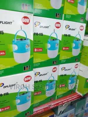 DP Light Rechargeable Bulb 60 Watts With Solar