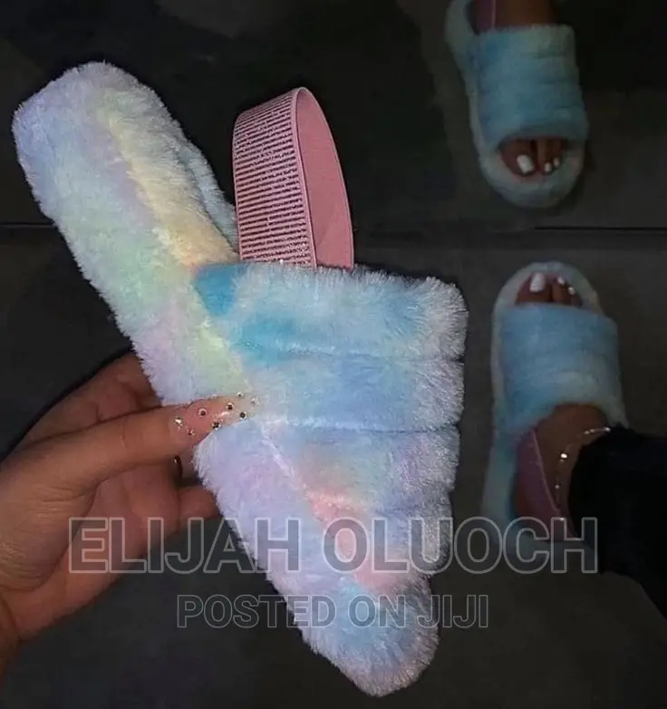 Fluffy Sandals for Ladies