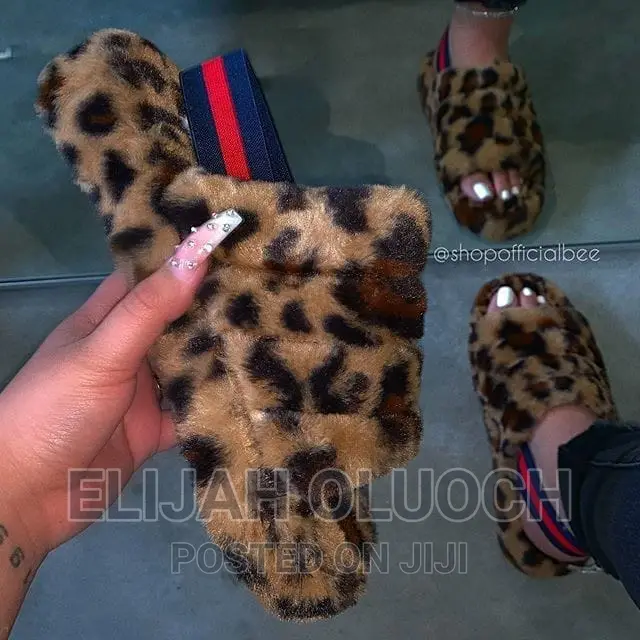 Fluffy Sandals for Ladies