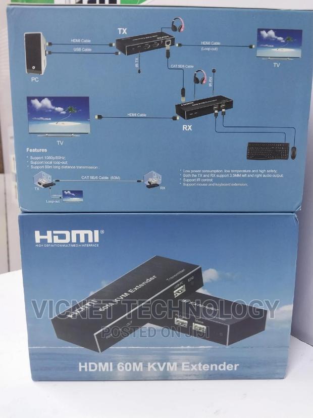 Hdmi 60m KVM Extender With Usb Ports - main view