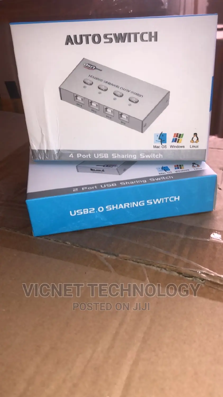 4 Port USB Sharing Switch
