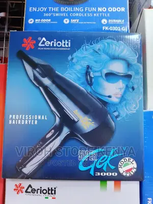 Zeriotti Italy Blow Dry Gek 3000 for Professional Hair Dryer