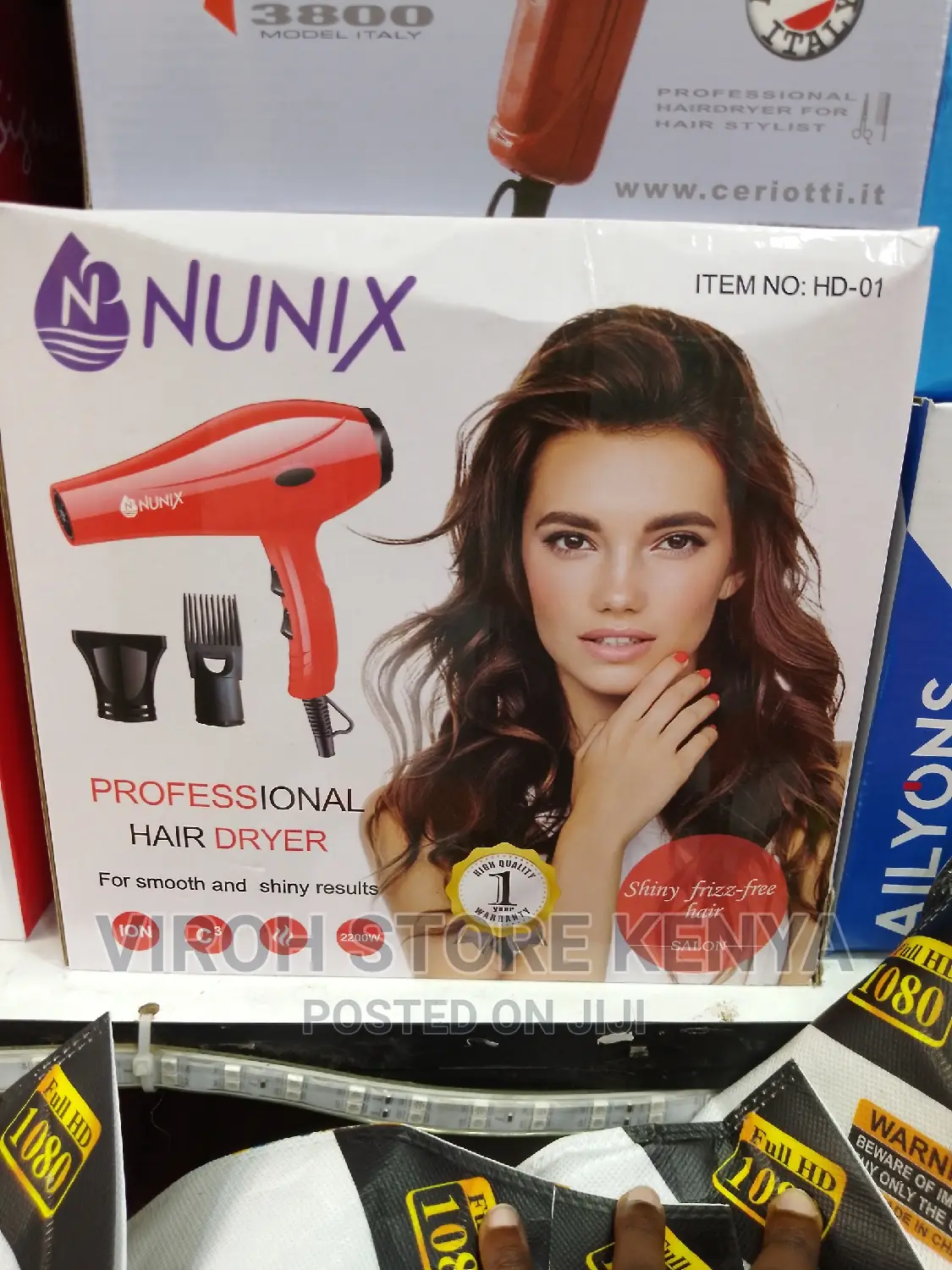 Original Salon Nunix Hair Dryer Blow Dry