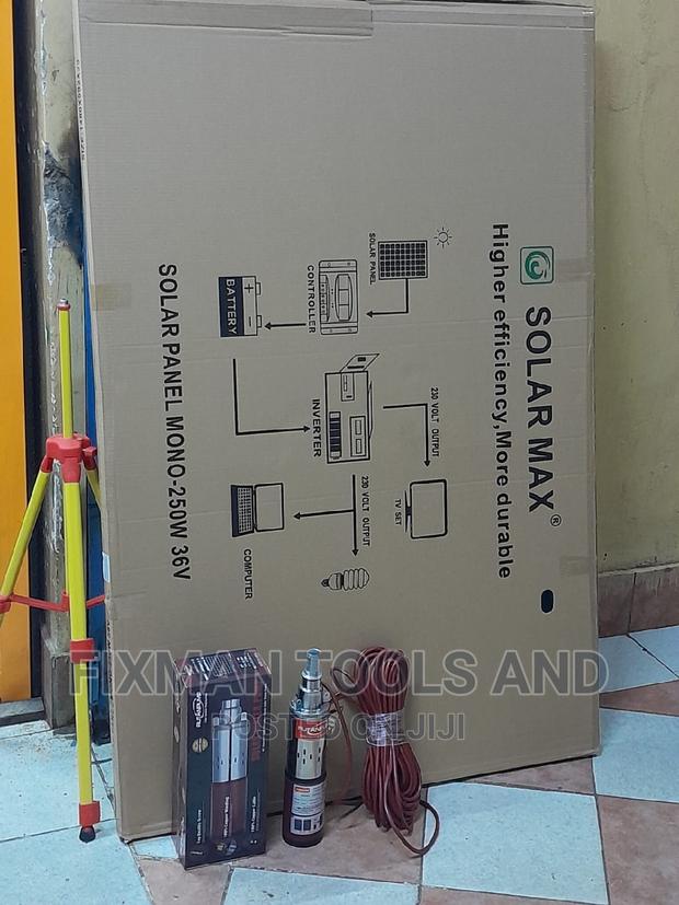 Solar Water Pump Complete Set Pump+ Panel - main view