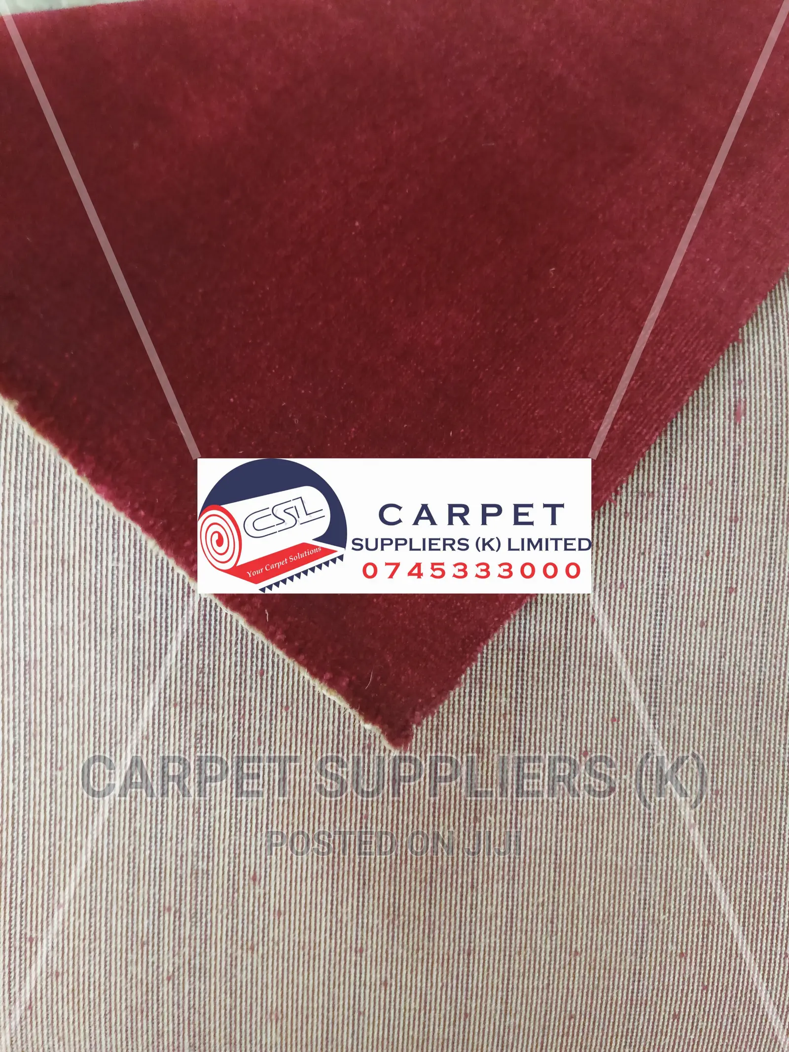 Red Wall to Wall Carpet