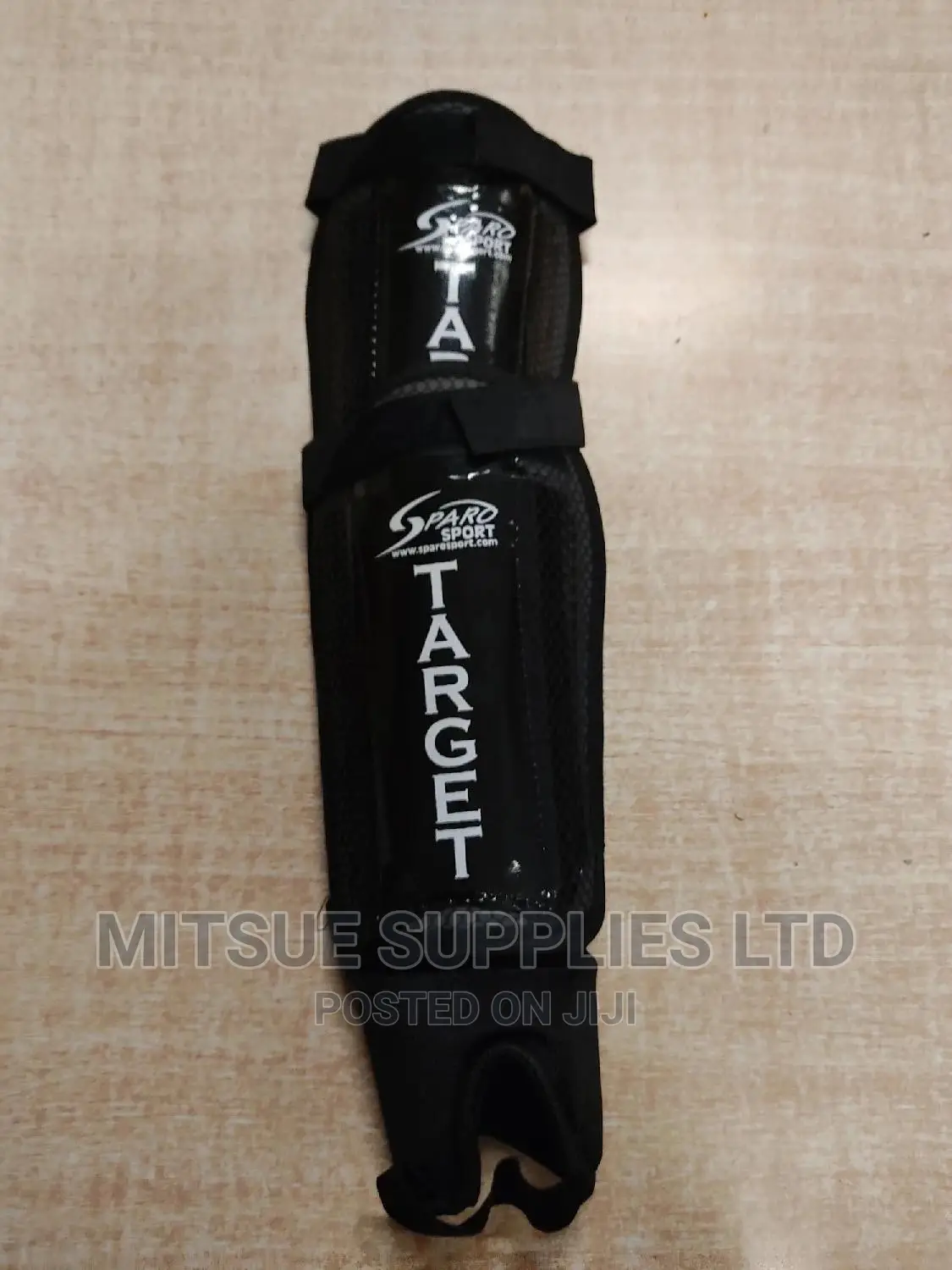 A Pair of Football/Hockey Shin Guard With Anklet
