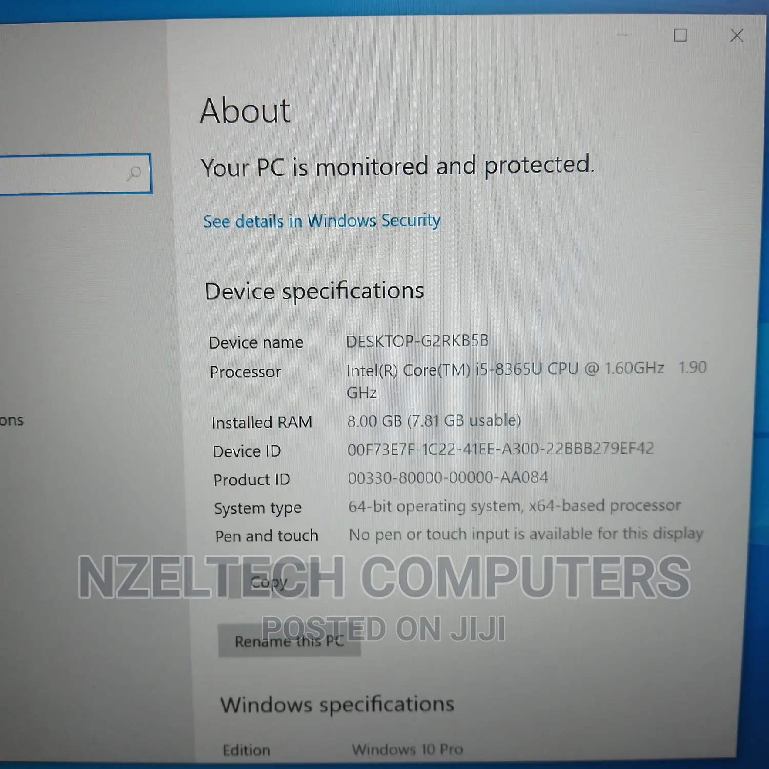 Laptop HP EliteBook 830 G5 8GB Intel Core I5 SSD 256GB