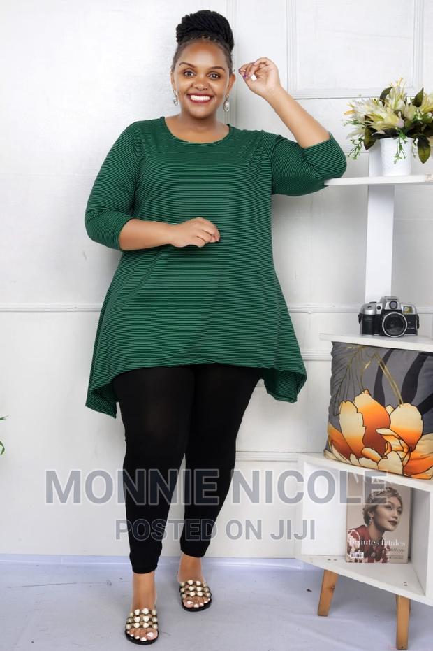 Stripped Top Dress Plus Tight - thumbnail 3