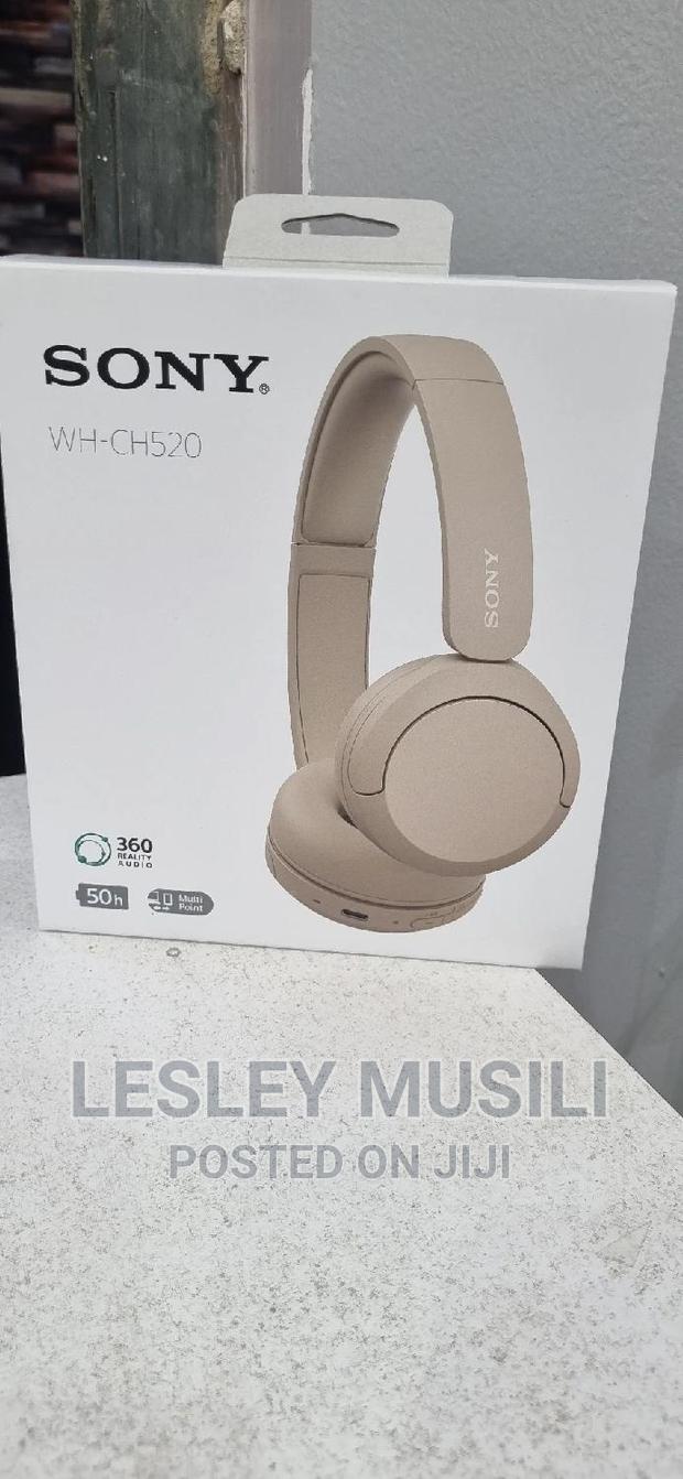 Wh-Ch520 Wireless Headphones With Microphone | Gold - thumbnail 2