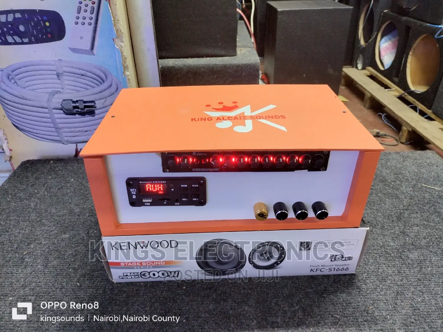 Powered Amplifier.