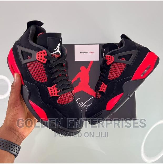 Thunder Red Air Jordan 4, J4 - thumbnail 2