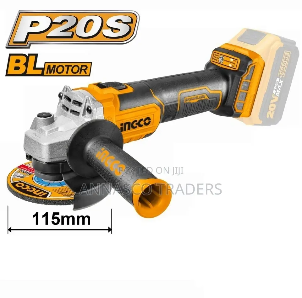 INGCO CAGLI20157 Lithium-Ion Angle Grinder 20V