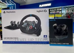 Logitech G29 Steering Wheel, Pedal Shifter Combo - New
