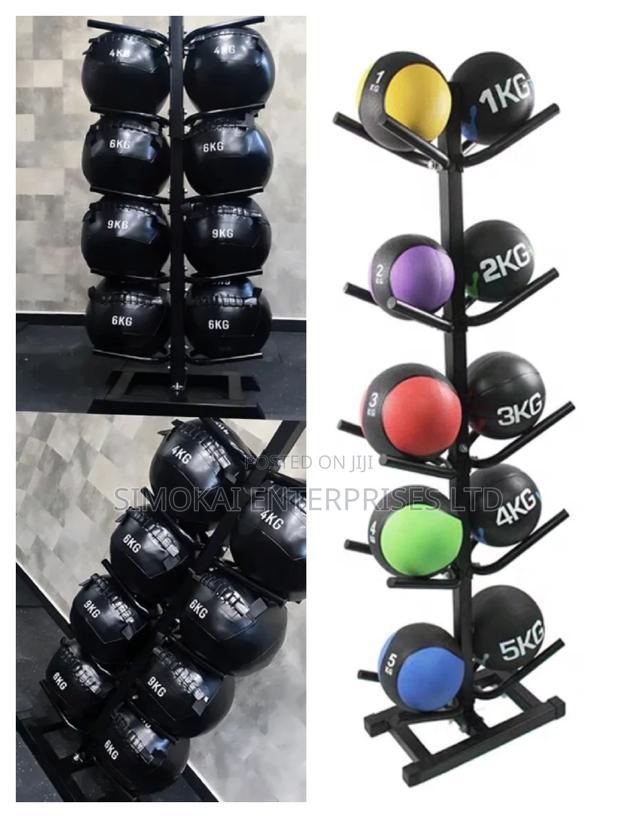 Gym Balls Rack