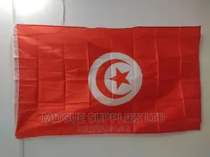 Country National for Tunisia 38by58 Inch Polyester