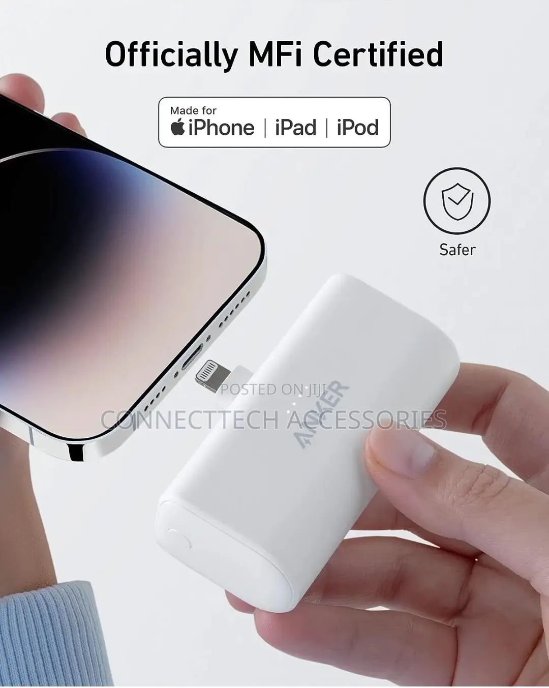 Anker Portable Charger With Built in Lightning Connector
