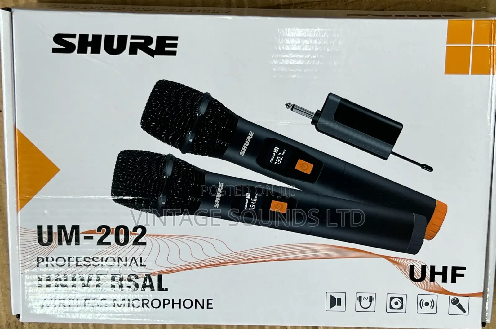SHURE UM202 Professional UHF Wireless Microphone