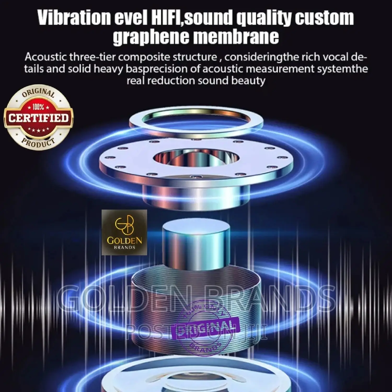 Bluetooth Y50 TWS Wireless Headphones Earphones