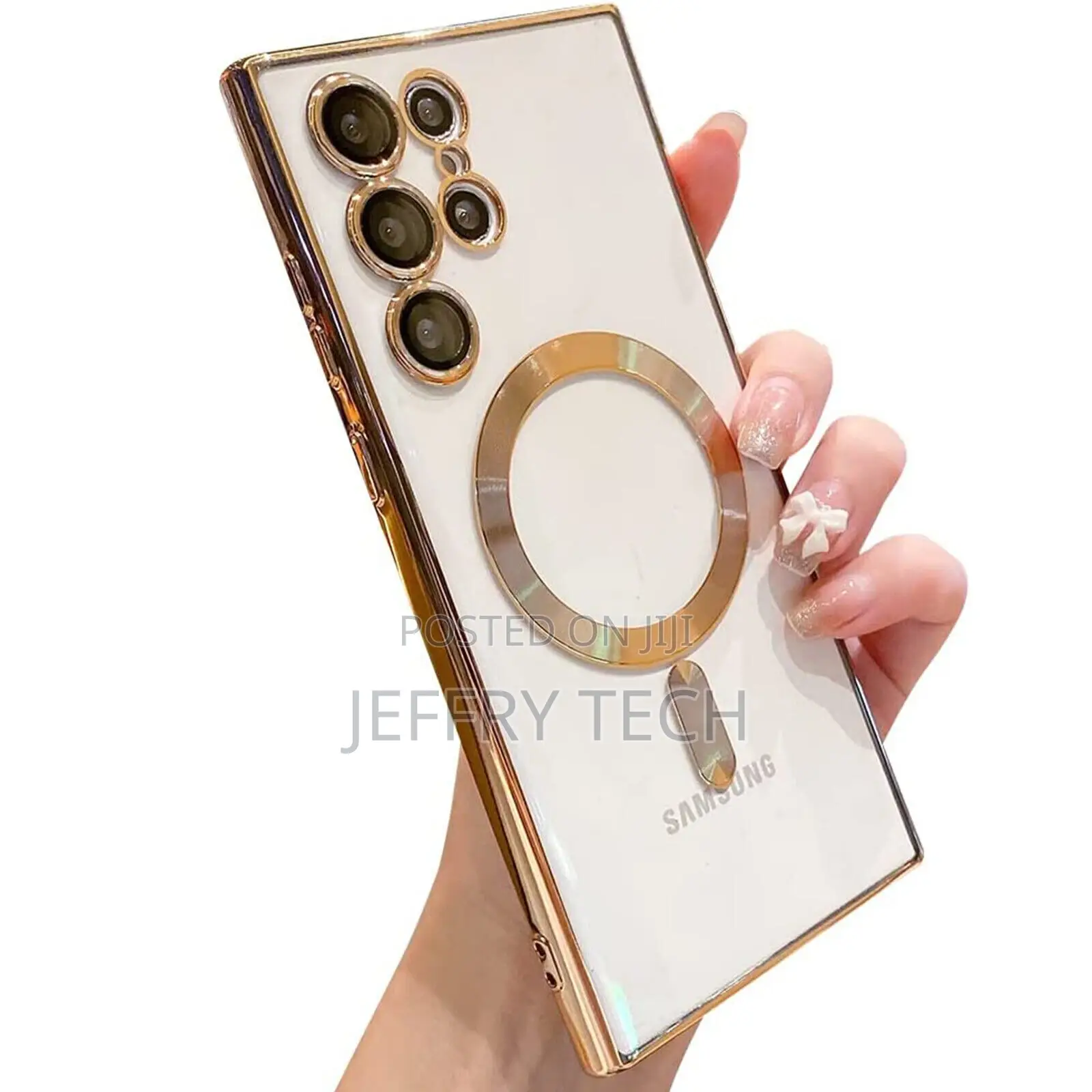 Samsung Galaxy S23 Ultra S22+ S21 Clear Case Magnetic Mag Sa