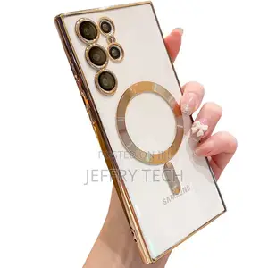 Samsung Galaxy S23 Ultra S22+ S21 Clear Case Magnetic Mag Sa