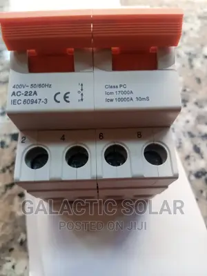 125A Double Pole Changeover Switch