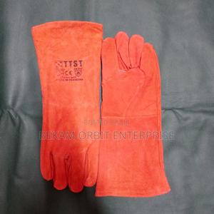 Full Palm Heat Resistant Cow Leather Gloves