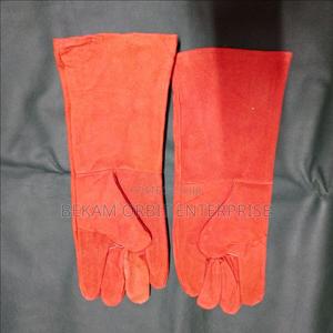 Factory Workshop Cow Leather Safety Gloves - main view