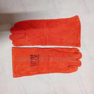 Construction Application Full Palm Cow Leather Gloves - main view