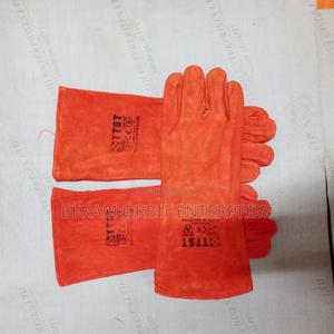 Slip Resistant Cow Leather Mechanic Gloves - main view