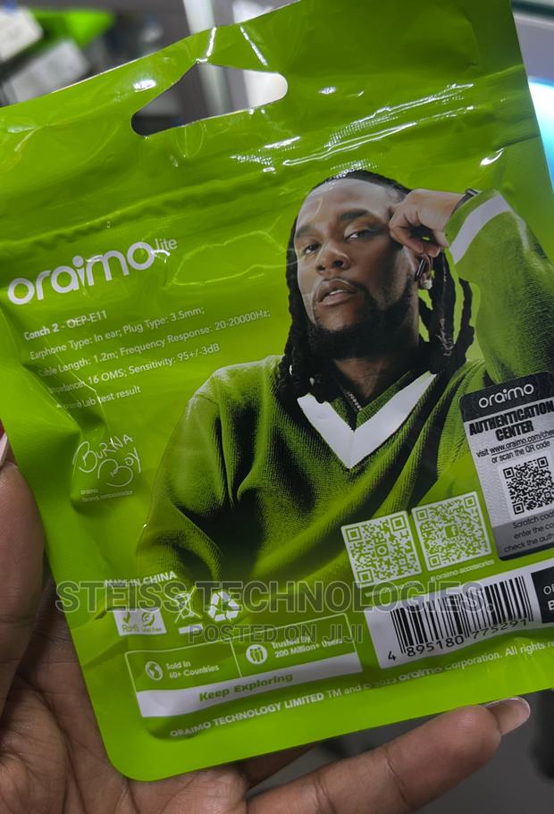 Oraimo Wired Earphones-E11 - thumbnail 2
