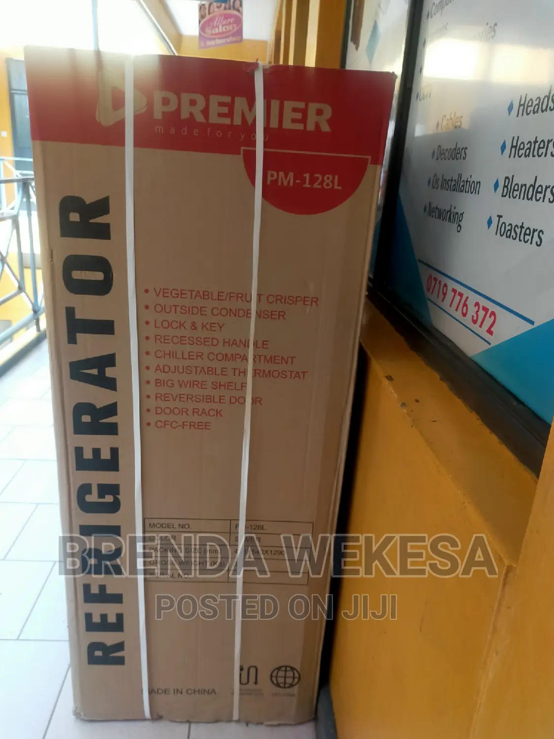 PREMIER 128L Double Door Fridge PM-128L