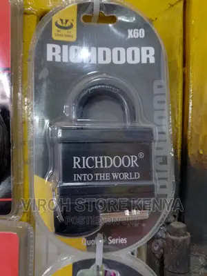 Richdoor X60 Black Water Resistant Padlock