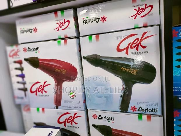 Gek 3800 Zerioti Hair Blow Dryer White
